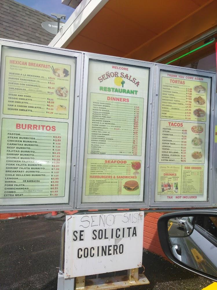 Señor Salsa Menu image 4